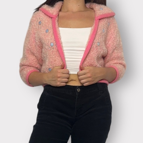 Vintage 1960s Ethel Of Beverly Hills Jewel Cropped Jacket - Picture 5 of 7